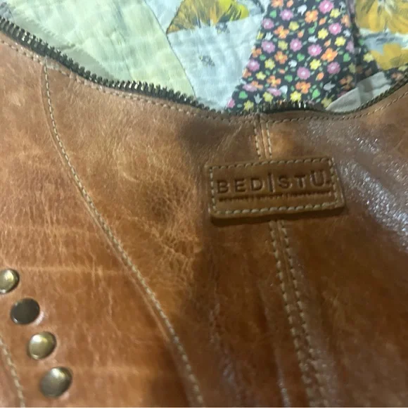 Bed Stu Tan Leather Hobo Bag - Picture 3 of 3